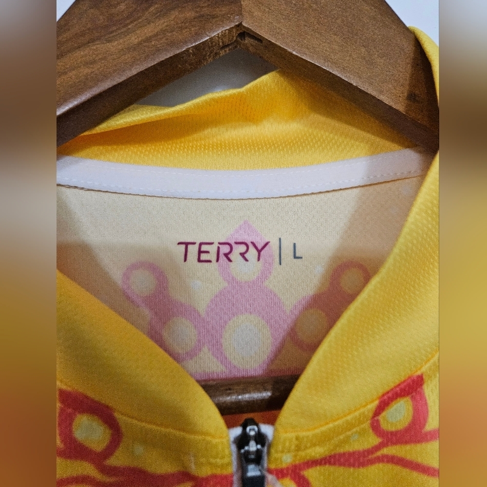 NWT Terry Women's Strada Long Sleeve Jersey (Linky/Lemon) - Picture 4 of 9